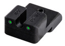 TruGlo TGTG231N4W Tritium Pro Green Tritium Front & Rear/ Black Nitride Fortress Frame, Fits 1911 3 in Officer & 4.25 in, Front Sight Dovetail/Rear Sight Dovetail Mount