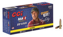 CCI 22 WMR Ammunition 958