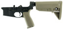 BCM LRGSTKMOD0FDE BCM Lower MOD 0 Multi-Caliber 7075-T6 Aluminum Black Cerakote Synthetic FDE, Pistol Grip & Stock for AR-Platform