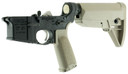 BCM LRGSTKMOD0FDE BCM Lower MOD 0 Multi-Caliber 7075-T6 Aluminum Black Cerakote Synthetic FDE, Pistol Grip & Stock for AR-Platform