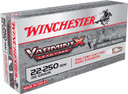 Winchester 22-250 Remington Rifle Ammunition X22250PLF