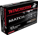 Winchester 6.5 Creedmoor Rifle Ammunition S65CM