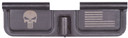 Spikes SED7005 Ejection Port Door Punisher and Flag AR-15 Black Steel