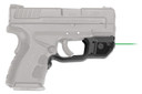 Crimson Trace 0163301 LG-496G Green Laserguard Black Springfield Armory XD MOD.2