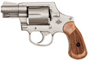 Rock Island 51289 M206 Small Frame 38 Special 6 Shot, 2 in Matte Nickel Steel Barrel, Cylinder & Frame, Checkered Wood Grip, Transfer Bar Safety, Concealed Hammer , Revolver