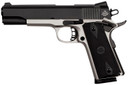 Rock Island 51447 Rock Standard FS 45 ACP Caliber with 5 in Barrel, 8+1 Capacity, Nickel Finish Steel Beavertail Frame, Serrated Black Parkerized Steel Slide & Black Rubber Grip, Pistol