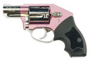 Charter Arms 53852 Chic Lady Off Duty Small 38 Special, 5 Shot 2 in High Polished Stainless Steel Barrel & Cylinder, Pink Aluminum Frame, Pearl Grip, Concealed Hammer , Revolver