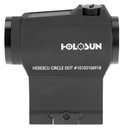 Holosun HS503CU 503 Black Anodized 1 x 20 mm 2 MOA /65 MOA Circle Multi Reticle, Red Dot Sight