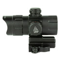 Leapers, Inc. - UTG Instant Target Aiming Sight, 4.2 in, Red/Green CQB Dot, with Quick Disconnect Mount, Black SCP-DS3840W