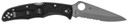 Spyderco C10PSBK Endura 4 Lightweight 3.75 in Folding Drop Point Part Serrated VG-10 SS Blade Black Textured FRN Handle Includes Pocket Clip, Knife
