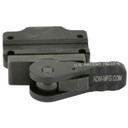 American Defense Mount, Quick Detach, Fits Trijicon MRO, Low Profile Height, Black AD-MRO-L-STD