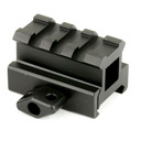 Leapers, Inc. - UTG 3-Slot Compact Riser Mount, .83 in, Medium Compact Height , Picatinny, Black MNT-RS08S3
