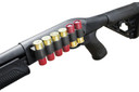 ADAPTIVE TACTICAL AT06000R Receiver Mounted Shell Carrier 6rd Non-Glare Black Synthetic Rubber, Fits Remington 870/1100/11-87 12 Gauge