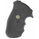 Pachmayr Grip, Decelerator/Gripper, Fits S&W N Frame Round Butt, Black 5148