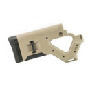Hera USA CQR Stock, Fits Mil-Spec AR-15 Rifles and DPMS 308 GII, Tan 12.13