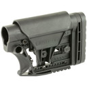 Luth-AR MBA-3 Carbine Stock, Fits AR-15 & AR-10 Commercial and Mil-Spec Dia Buffer Tubes, Adjustable Cheek Piece and Length of Pull, Black MBA-3