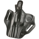 DeSantis Gunhide Thumb Break Scabbard Belt Holster, Fits 3 in Colt Python, 3 in Ruger GP100, 2 1/2-3 in S&W L Frame, Right Hand, Black Leather 001BA33Z0