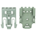 Safariland Quick Locking System Kit, 1-QLS 19 Duty Locking Fork and 1-QLS 22L Duty Receiver Plate, Foliage Finish QUICK-KIT2-54