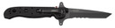 CRKT M1613SFG M16 13SFG 3.50 in Folding Tanto Veff Serrated Black TiN 4116 Stainless Steel Blade/Black G10 Handle Includes Pocket Clip, Knife
