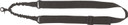 Tac Six 8910 Citadel Single Point Sling Black Webbing Bungee Style with QD Swivel & Scissor Attachment Hook 1.50 in W x 42 in-54 in L for, Rifles