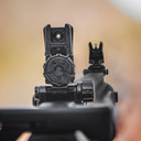Magpul MAG527BLK MBUS Pro LR Adjustable Sight Rear Black Adjustable for AR-15