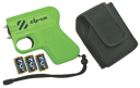 Zap ZAPGUN Zap Gun Stun Gun/Flashlight Range of Close Contact Green Plastic