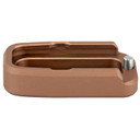 Taran Tactical Innovation Firepower Base Pad for Glock 43, +1, Coyote Bronze Finish GBP9-006