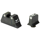 Trijicon Suppressor Sight Height, Green Front Sight with Orange Rear Lamps, Fits Glock 17/19/22/23/26/27/31/32/33/34/35/37/38/39, Black GL201-C-600650