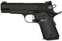 Rock Island 51857 Rock Ultra CCO 45 ACP Caliber with 4.20 in Barrel, 7+1 Capacity, Overall Black Anodized Finish Aluminum Beavertail Frame, Serrated Black Parkerized Steel Slide & Black/Gray G10 Grip, Pistol