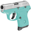 Ruger LCP, TALO Edition, Double Action Only, Semi-automatic, Polymer Frame Pistol, Sub-Compact, 380 ACP, 2.75 in Barrel, Nickel Finish, Turquoise, Integral Fixed Sights, 6 Rounds, 1 Magazine 03745
