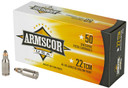 Armscor FAC22TCM1N USA 22TCM 40gr Jacketed Hollow Point 50 Per Box/20 Case Centerfire, Handgun Ammunition