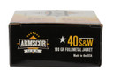 Armscor FAC402N USA 40S&W 180gr Full Metal Jacket 50 Per Box/20 Case Centerfire, Handgun Ammunition