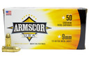 Armscor 9mm Luger Ammunition FAC92N