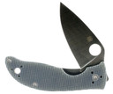 Spyderco C220GPGY Polestar 3.30 in Folding Drop Point Plain CTS BD1 SS Blade Gray G10 Handle Includes Pocket Clip, Knife