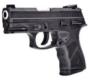 Taurus 1TH9C031 THc Compact 9mm Luger 17+1 3.54 in Matte Stainless Steel Barrel, Matte Black Serrated Slide, Black Polymer Frame w/Picatinny Rail, Black Finger Grooved Polymer Grip Right Hand, Pistol