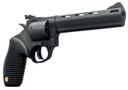 Taurus 2692061 692 9mm Luger, 38 Special +P or 357 Mag Caliber with 6.50 in Vent Rib Barrel, 7rd Capacity Cylinder, Overall Matte Black Finish Steel & Black Ribber Grip Includes 2 Cylinders , Revolver