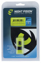 Night Fision GLK004013WGZ Suppressor Height Night Sight Set Square White Ring Tritium Front/ Black/Blank Rear/Black Frame, Compatible w/Glock17/17L/19/22/23/24/25/26/27/28/31/32/33/34/35/37/38/39/45/48, Front Post/Rear Dovetail Mount