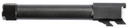 Walther Arms 282674710 Threaded Replacement Barrel 45 ACP 4.60 in Black Finish Steel Material with Polygonal Rifling for Walther PPQ