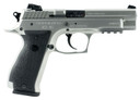 SAR USA K245ST K2 45 ACP 14+1, 4.70 in Black Steel Barrel, Stainless Steel Serrated Slide, Stainless Steel Frame w/Beavertail & Picatinny Rail, Black Polymer Grip, Manual Thumb Safety, Right Hand, Pistol