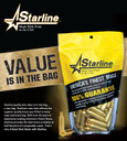 Starline Brass 300BLKEUP100 Unprimed Cases 300 Blackout, Rifle Brass 100 Per Bag