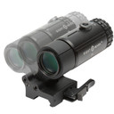 Sightmark SM19063 T-3 Magnifier 3X with Flip to Side Mount Magnifier Matte Black 3 x 23mm, Red Dot Sight