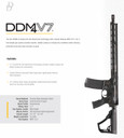 Daniel Defense 0212802267047 DDM4 V7 5.56x45mm NATO 16 in 30+1 Rattlecan Cerakote 6 Position w/SoftTouch Overmolding Stock, Rifle
