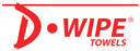 ESCA Tech WT150 D-Wipe Disposable Towels 6 inx6.5 in 150 per Canister/8 per Case