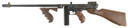 Thompson T1CH 1927A-1 Deluxe 45 ACP Caliber with 18 in Barrel, 20+1 Capacity (Stick), Color Case Hardened Metal Finish, American Walnut Stock Wood Grip Right Hand, Rifle