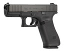 Glock PA455S201 G45 Gen5 Compact 9mm Luger 10+1 4.02 in Black GMB Barrel, Black nDLC Serrated Slide, Black Polymer Frame w/Accessory Rail, Black Textured w/Interchangeable Backstrap Grip, Pistol