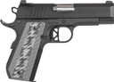 Dan Wesson 01883 ECP Compact Frame 45 ACP 8+1 4 in Stainless Bull Barrel Black Duty Serrated Stainless Steel Slide Black Aluminum Frame wBeavertail Black/Gray G10 Grip, Pistol