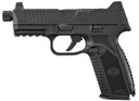 FN 66100527 509T Full Size 9mm Luger 10+1, 4.50 in Black Target Crown/Threaded Steel Barrel, Matte Black Optic Ready/Serrated Stainless Steel Slide, Matte Black Polymer Frame w/Picatinny Rail, Pistol