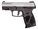 Taurus 1G2C93910 G2C Compact Frame 9mm Luger 10+1 3.26 in Matte Stainless Steel Barrel, Matte Serrated Stainless Steel Slide, Black Polymer Frame w/Picatinny Rail & Polymer Grip, Right Hand, Pistol