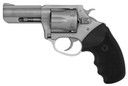 Charter Arms 73802 Pitbull Large 380 ACP 6 Shot 3 in Stainless Steel Barrel & Cylinder, Anodized Aluminum Frame w/Black Finger Grooved Rubber Grip , Revolver