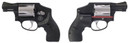 Smith & Wesson 12643 Model 442 Performance Center 38 S&W Spl +P 5 Shot 1.88 in Black Stainless Steel Barrel, Matte Stainless Steel Cylinder, Black Aluminum J-Frame, Includes Crimson Trace LG-105 Lasergrip with Red Laser , Revolver